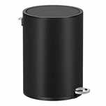 LTB011B01 SONGMICS kosz nożny na śmieci z pokrywką, 3l, czarny USZKODZ
