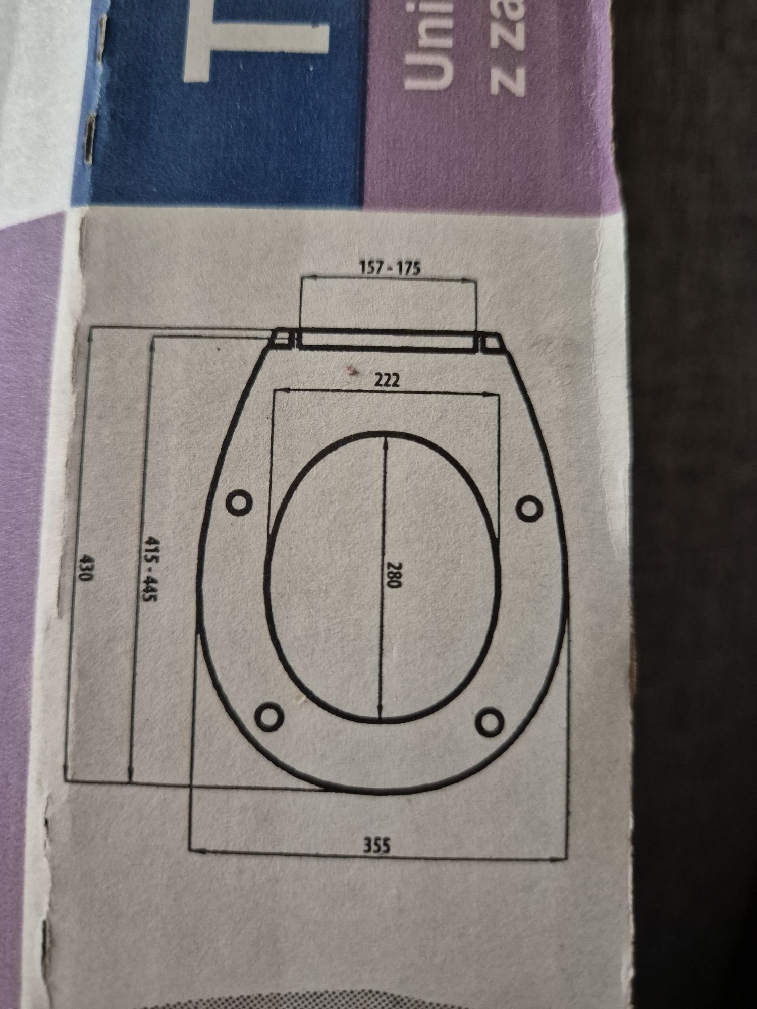Deska toaletowa, sedesowa, wc, standard