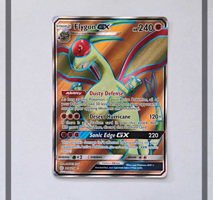 Flygon Gx 218/236 CEC Pokemon ENG-NM