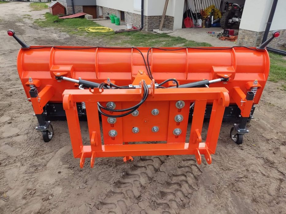 Nowy solidny pług do śniegu pług prosty metaltechnik GWARANCJA