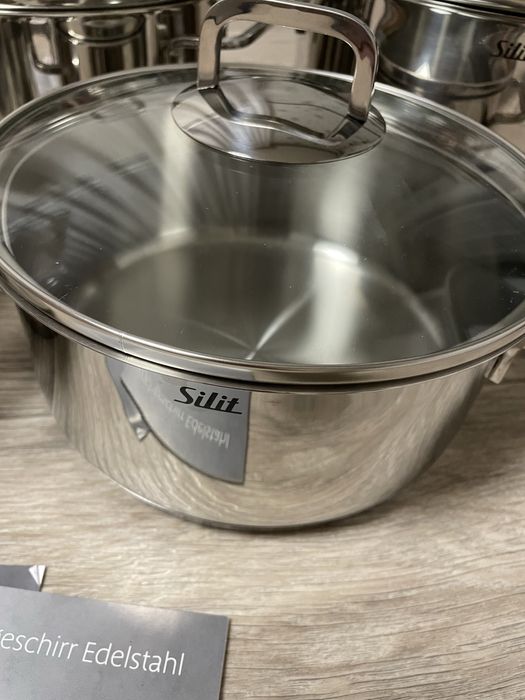 Набір посуду з 4 предметів, з нержавіючоі сталі SILIT, Німеччина