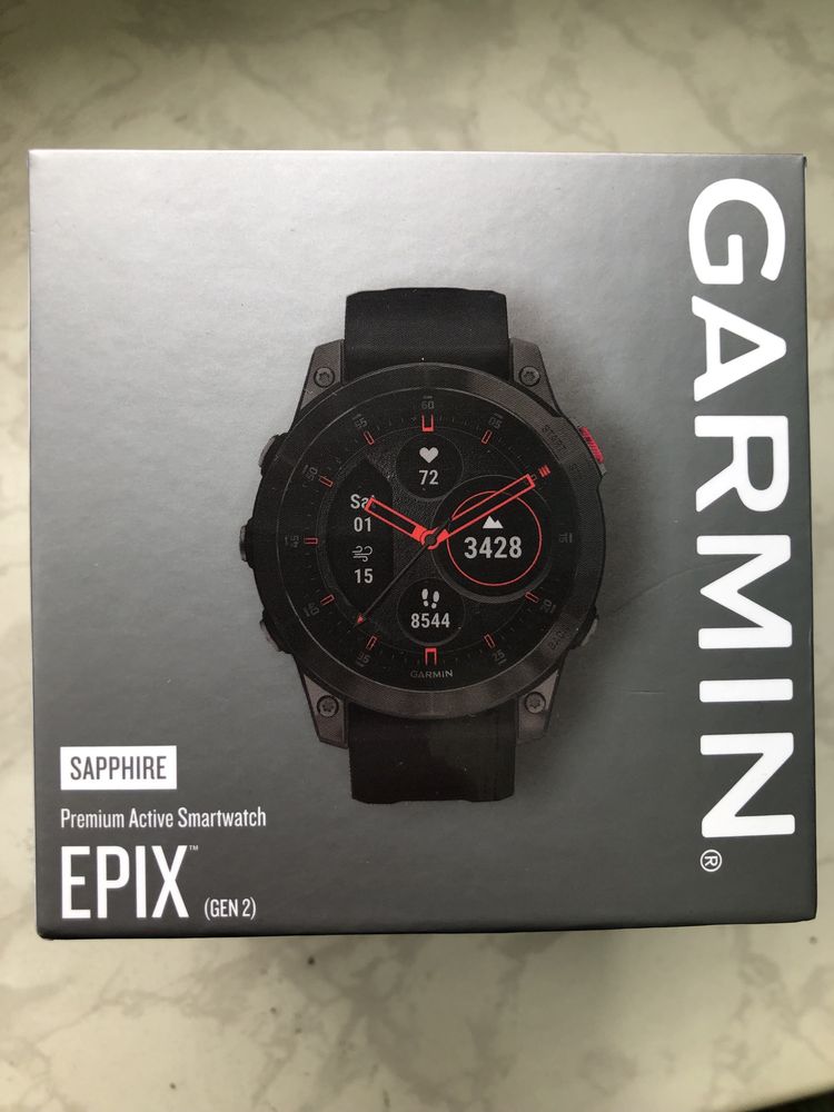 Смарт-годинник Garmin Epix Gen 2 Sapphire Black 010-02582-11