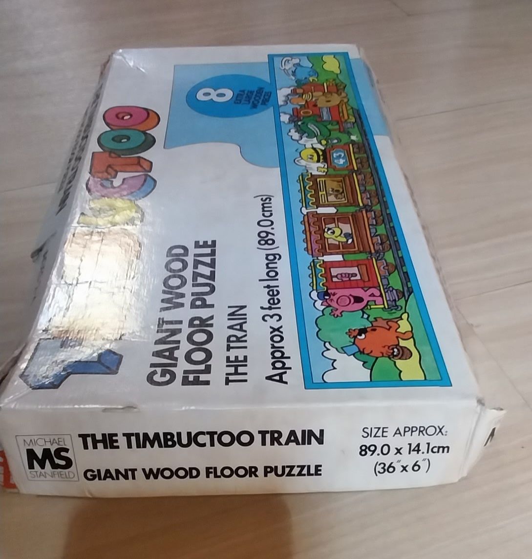 Puzzle antigo em madeira de fabrico Inglês