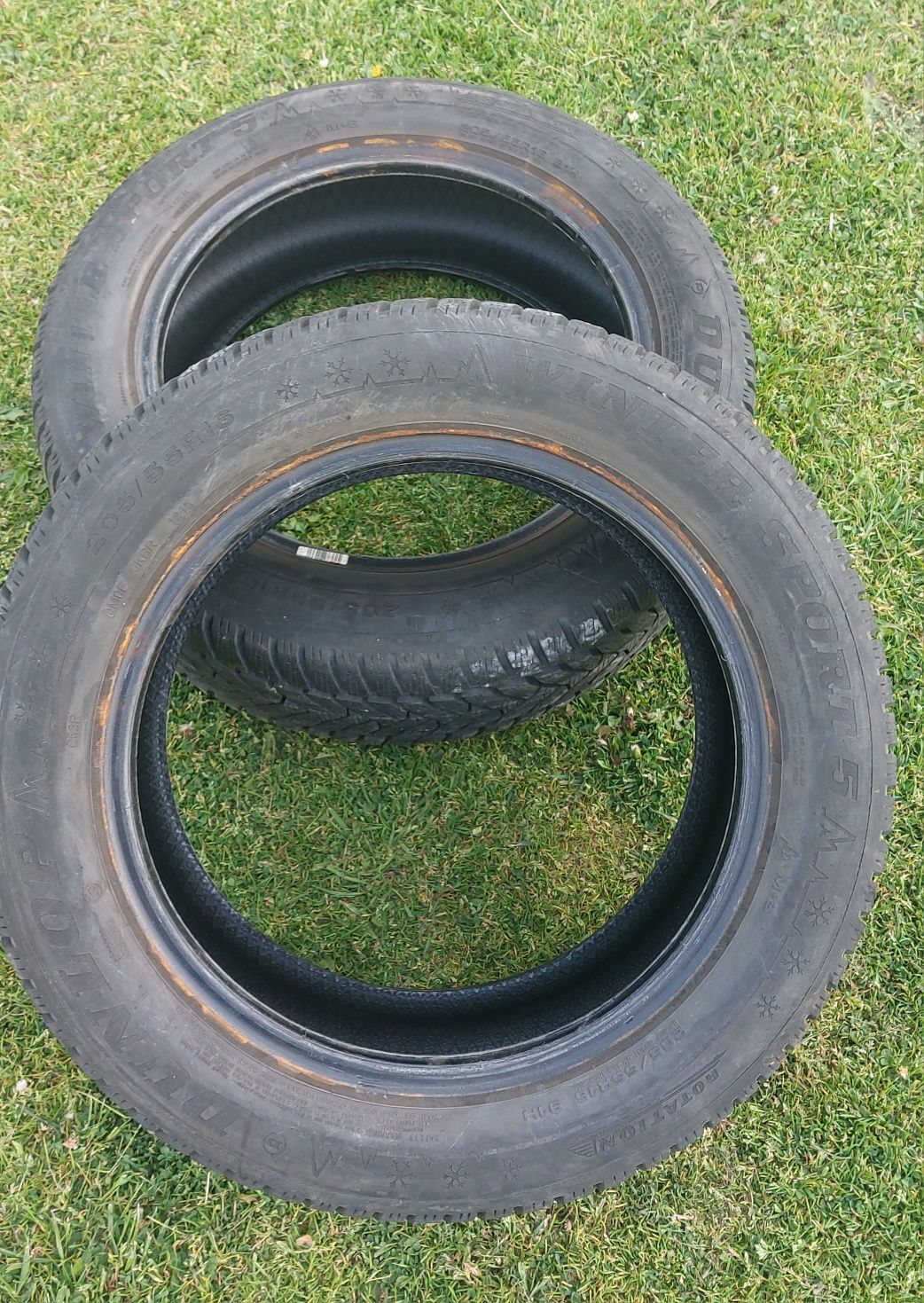 Opony zimowe dunlop 205/55R16 tanio cena za dwie