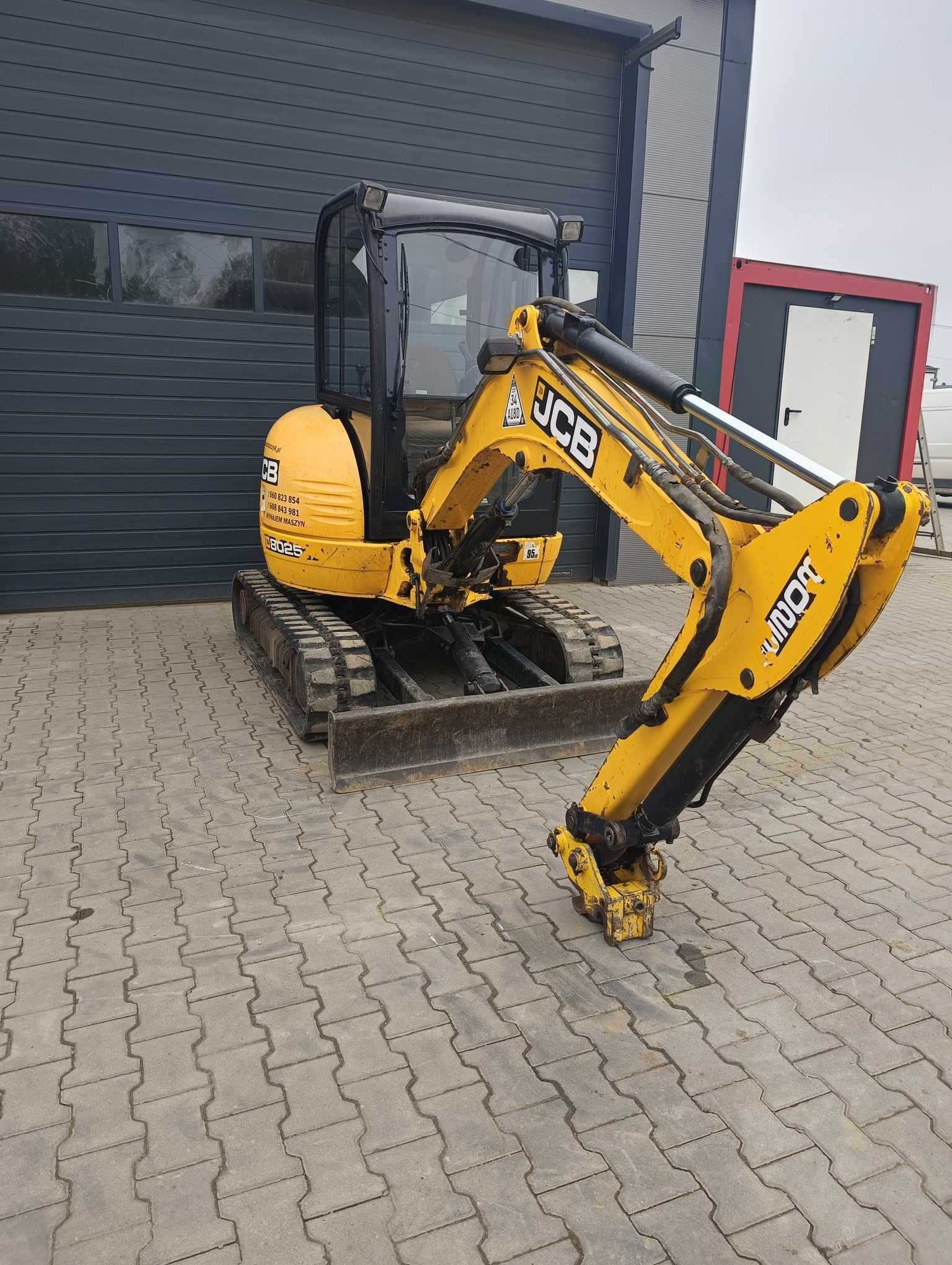 JCB 8025 mini koparka