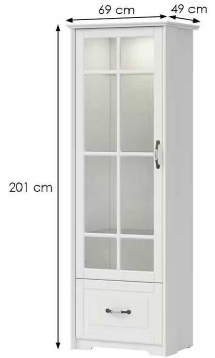 witryna biała śliczna