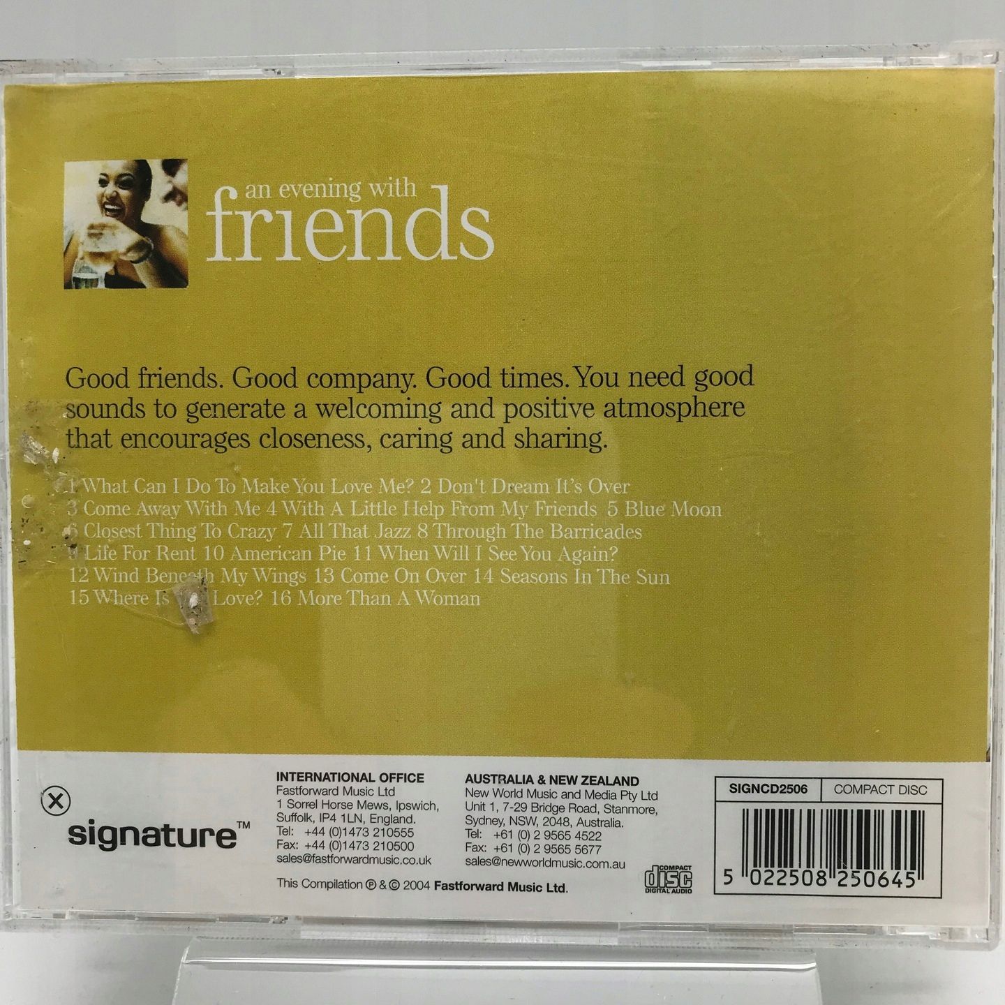 Cd - Various - An Evening with Friends Pop 2004