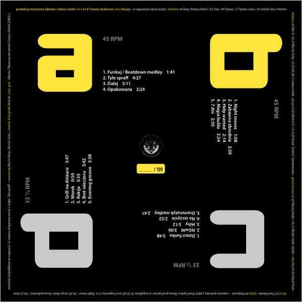 Sfond Sqnksa – Obawa Przed Potem 2LP LTD 1/199 limitowany winyl 2011