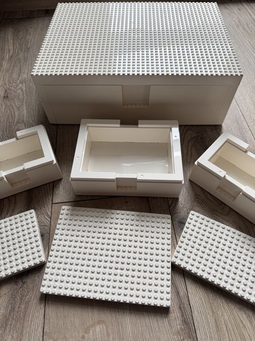 Ikea Bygglek Pudełka Lego z pokrywką