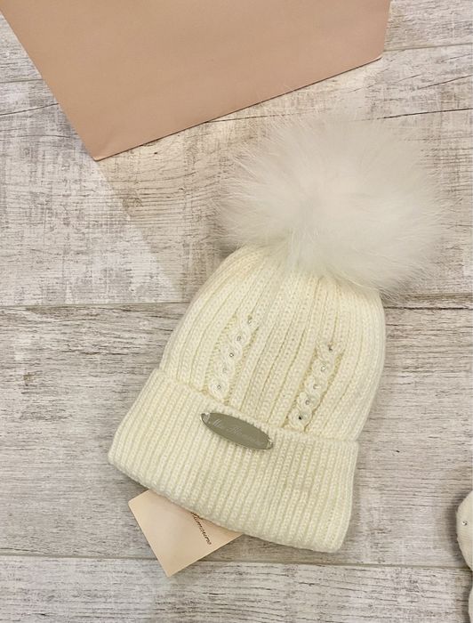 Шикарный зимние и демисезонный комплекты шапка и шарф blumarine Италия