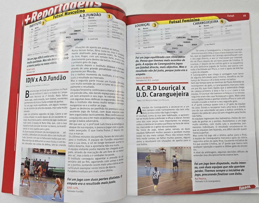 Revista Mais que Futsal - Nº 1 Novembro 2008
