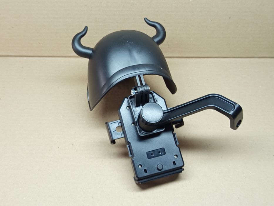 Тримач телефону на кермо мото (кріплення під  болт дзеркало) "HELMET"