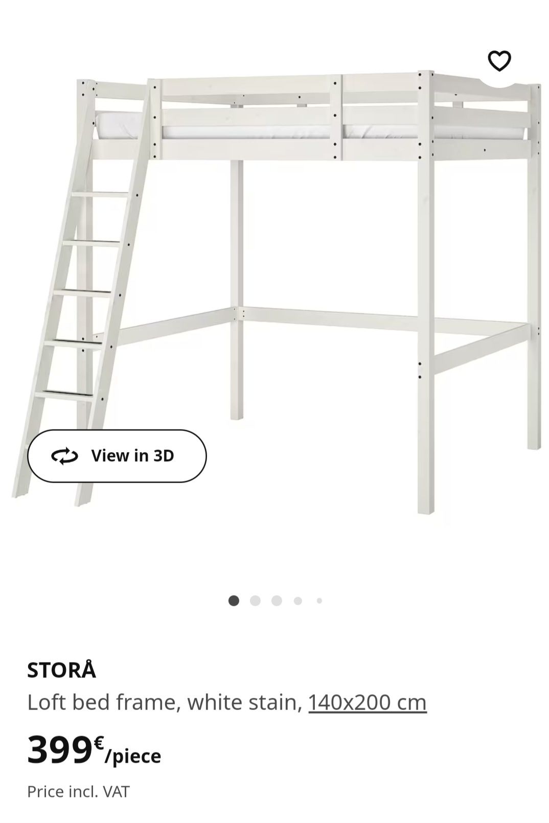 Високе ліжко IKEA