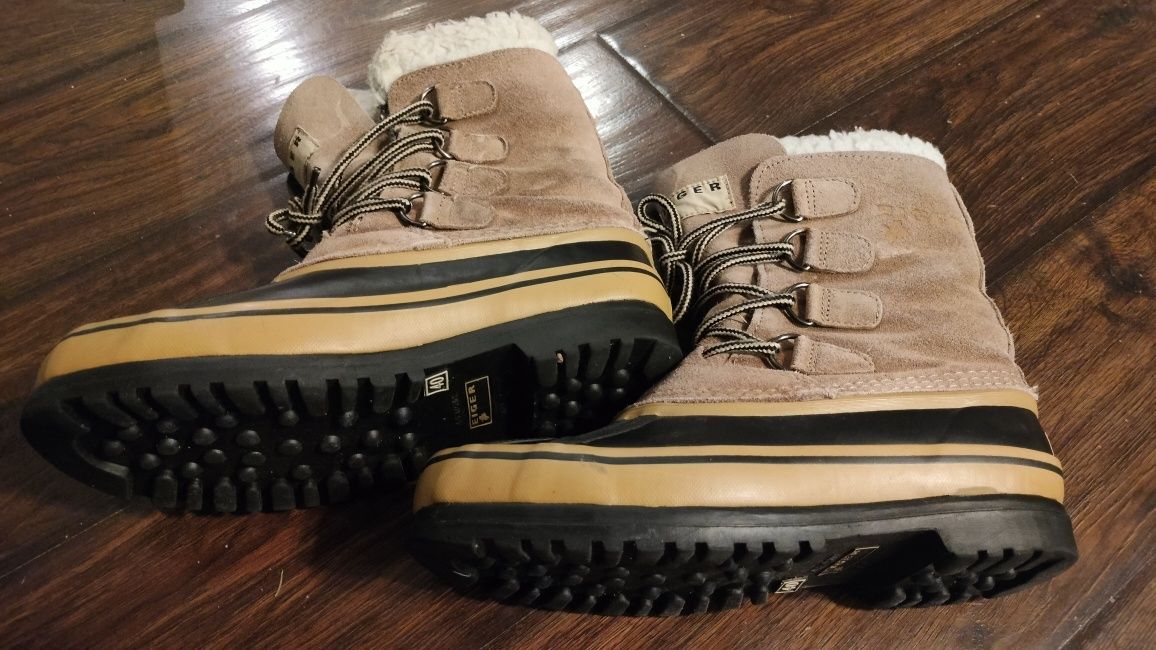 EIGER kozaki buty śniegowce rozmiar 40 wkładka 25cm skóra guma