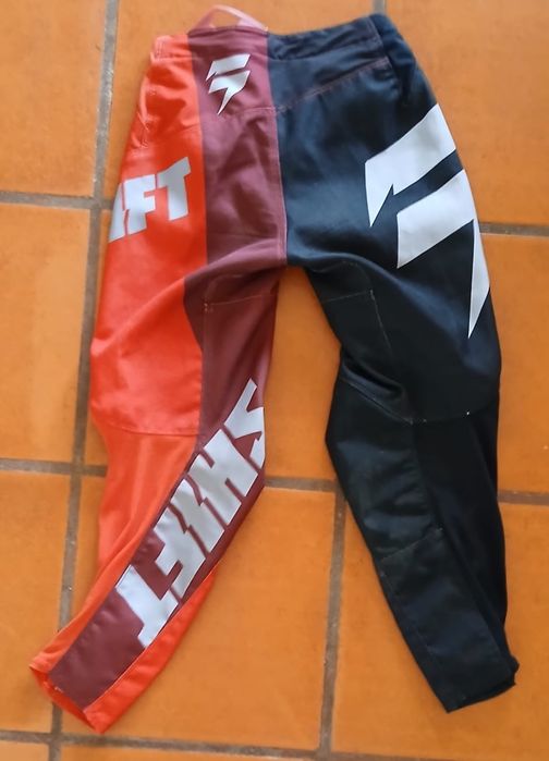 Calças motocross shift whit 3 tamanho 26