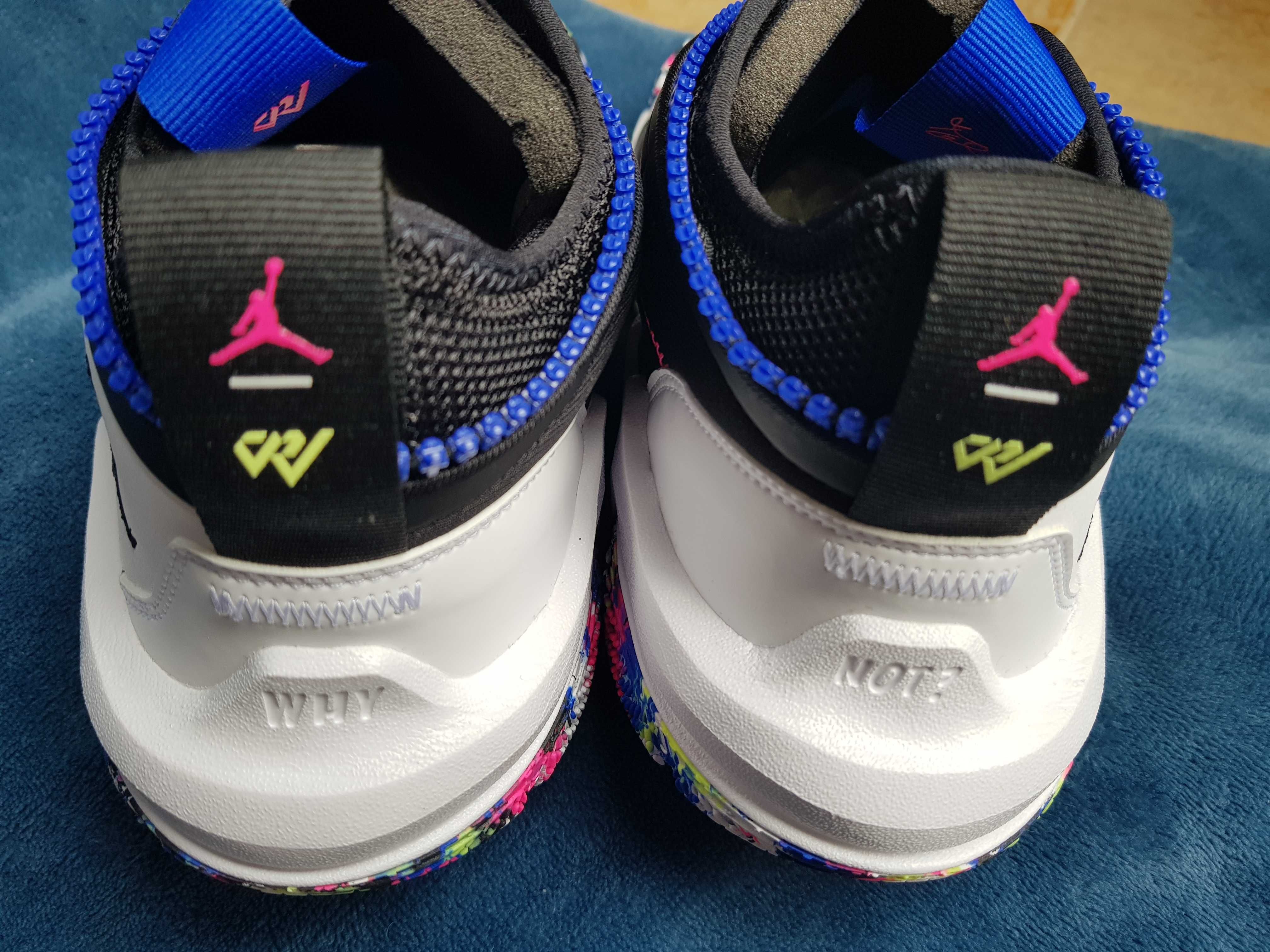 Air Jorden why not zer06 white light liquid lime pink blast black