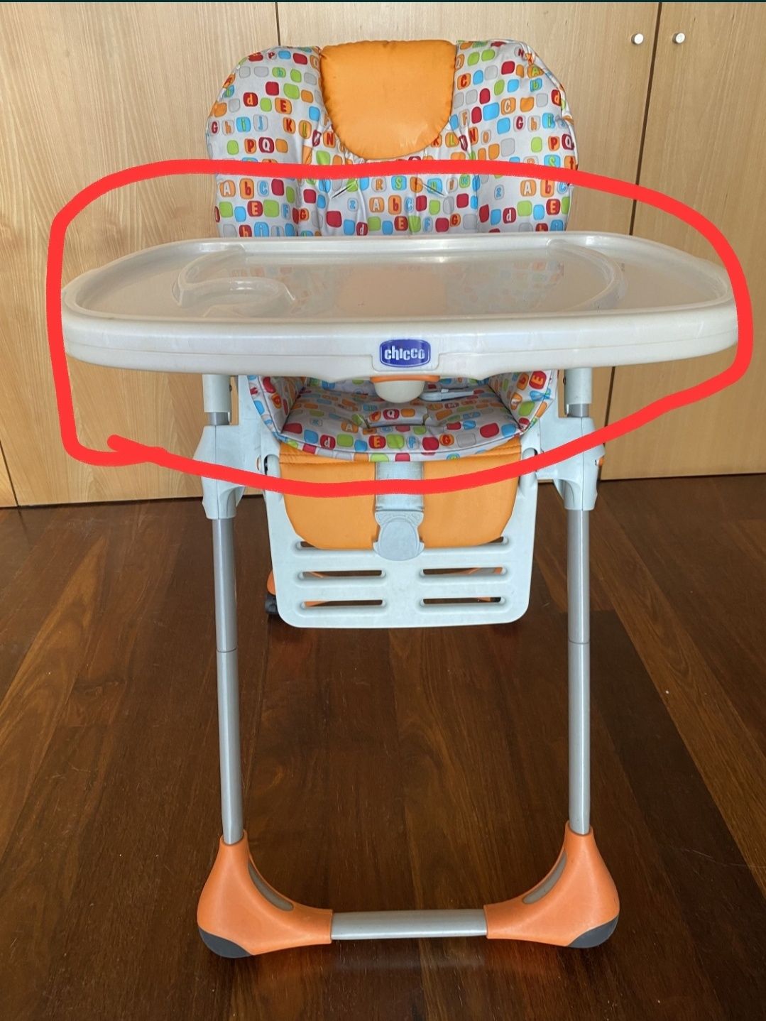 Brinquedo Forro Pousa Pés  Cinto Tabuleiros Cadeira Refeiçao chicco P