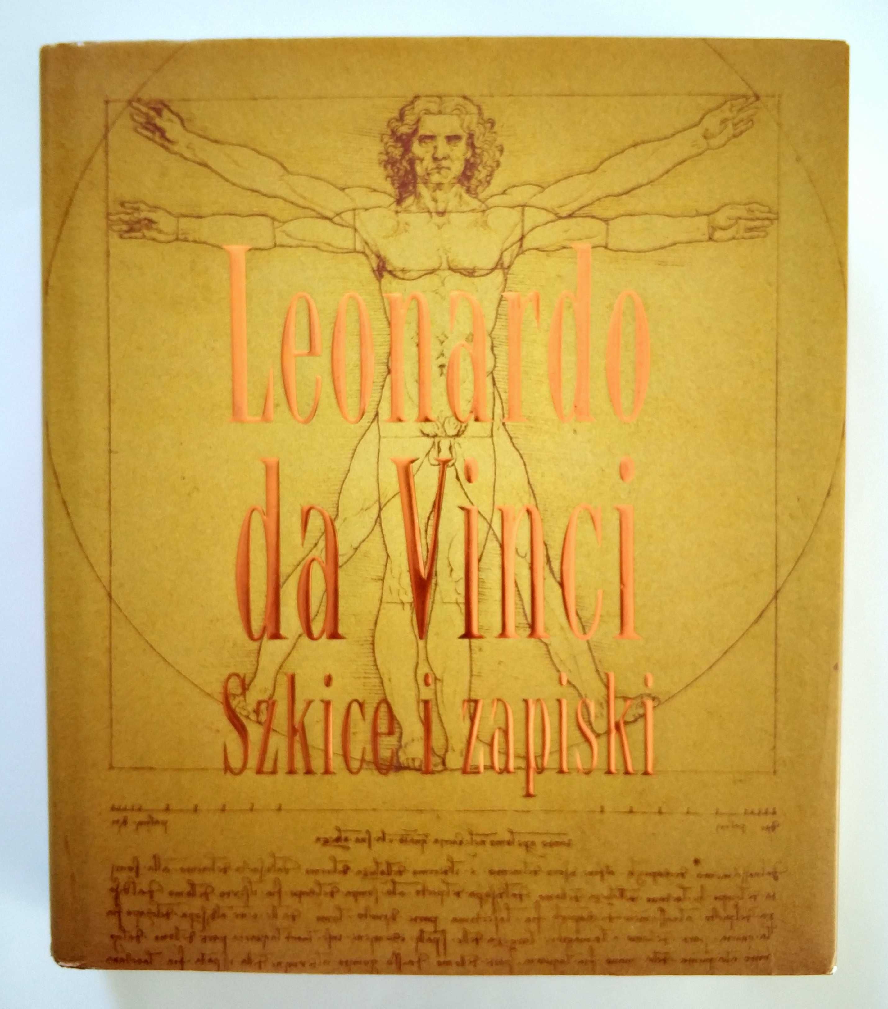 LEONARDO DA VINCI, Szkice i zapiski, Anna Suh, Duży format, UNIKAT!