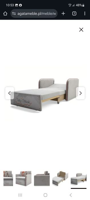 Sofa dziecięca Agata