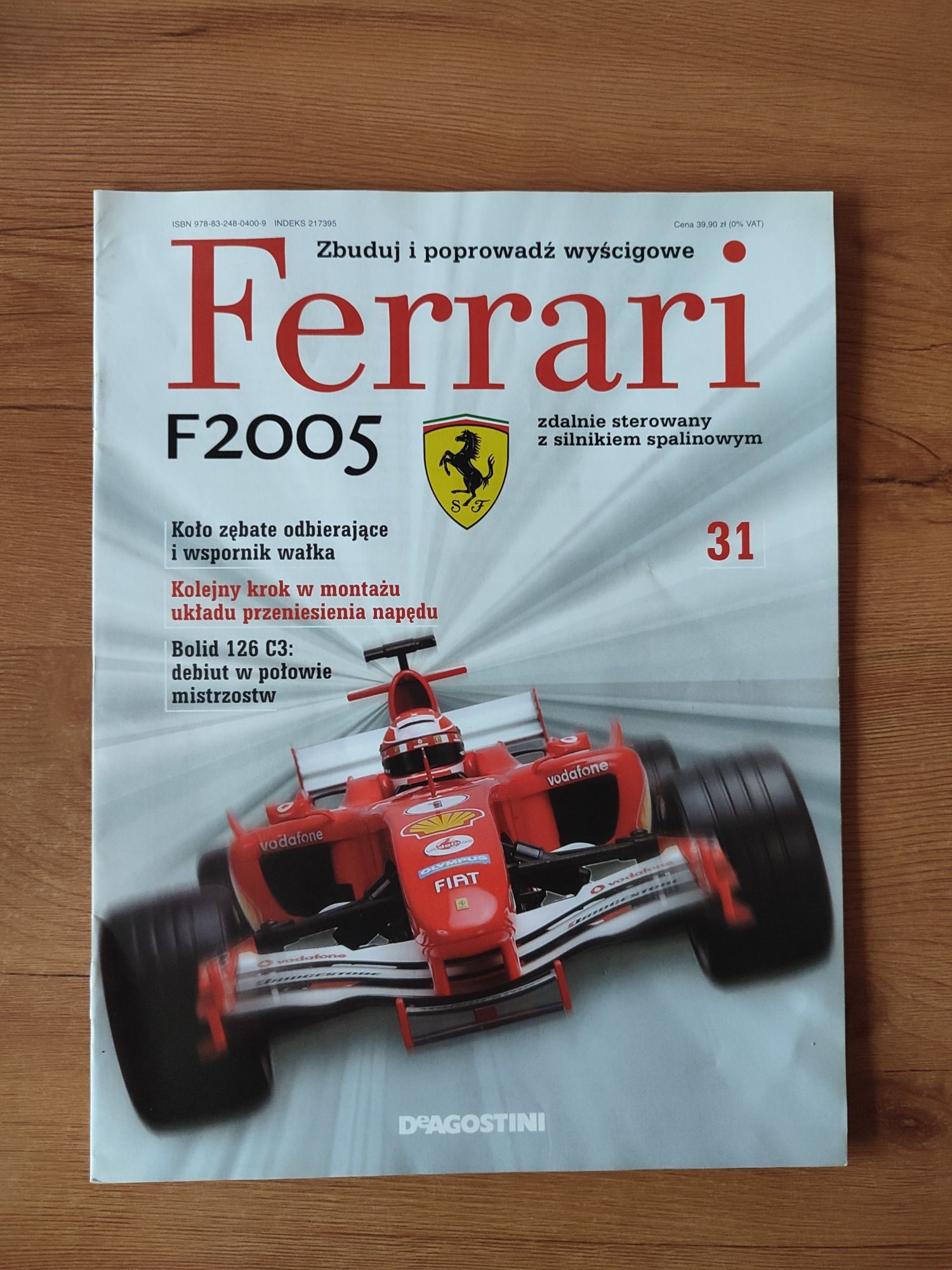 Ferrari F2005 31 model RC deagostini