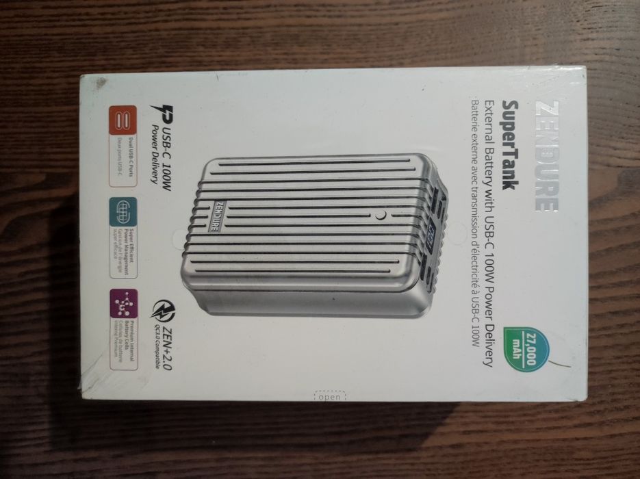 NOWY Zendure supertank powerbank usb 100w