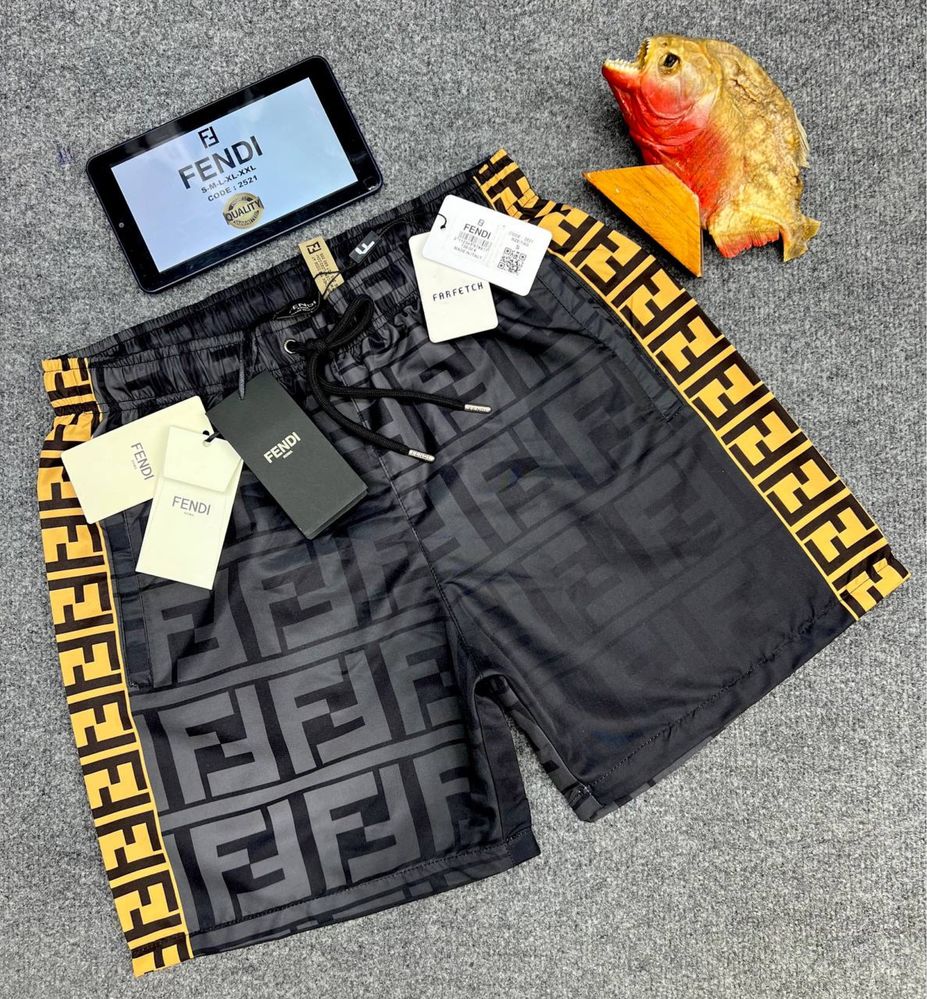 Шорты OFF-WHITE пляжные для бассейна мужские черные зеленые белые