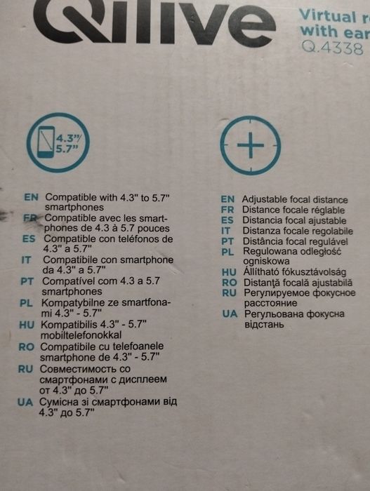 Fones de realidade virtual pouco usado