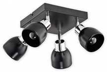 Lemir Feniks 02594 P4 CZA lampa sufitowa czarna NOWA