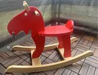 Koń na biegunach bujany łoś Ikea Ekorre na biegunach