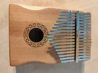 instrument Kalimba drewno machoń piękny dźwięk