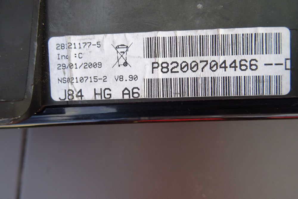 Licznik Nawigacji Renault Scenic II 2