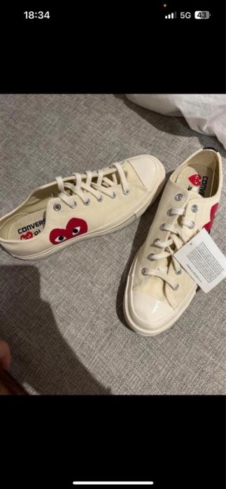 Comme des Garçons 41 1/2 novas com etiqueta