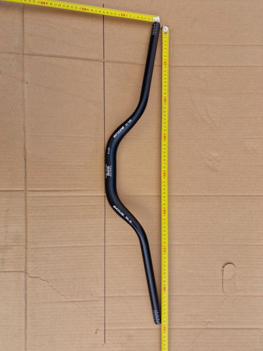 Высокий вело руль велосипеда с подьемом на 15см длина 780мм