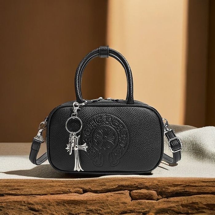 Жіноча Сумка Chrome Hearts/ Сумка Хром Хертс/ Prada/ Шкіряна сумка