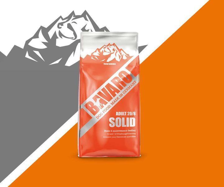 -15% BAVARO Solid 20/8 - 18кг Корм для собак (Баваро Солід, Німеччина)