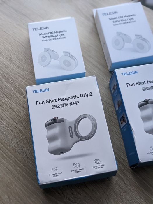 Магнітний тримач TELESIN з Bluetooth керуванням і під