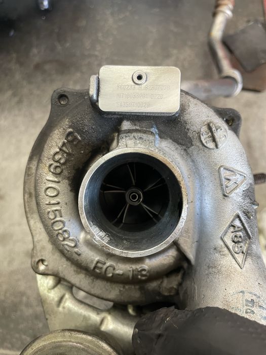 Turbo bomba injectores 1.5 dci renault