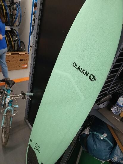 Prancha de Surf 900 Espuma 7' vendida com 3 quilhas
