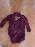 Robe banho bordeaux original