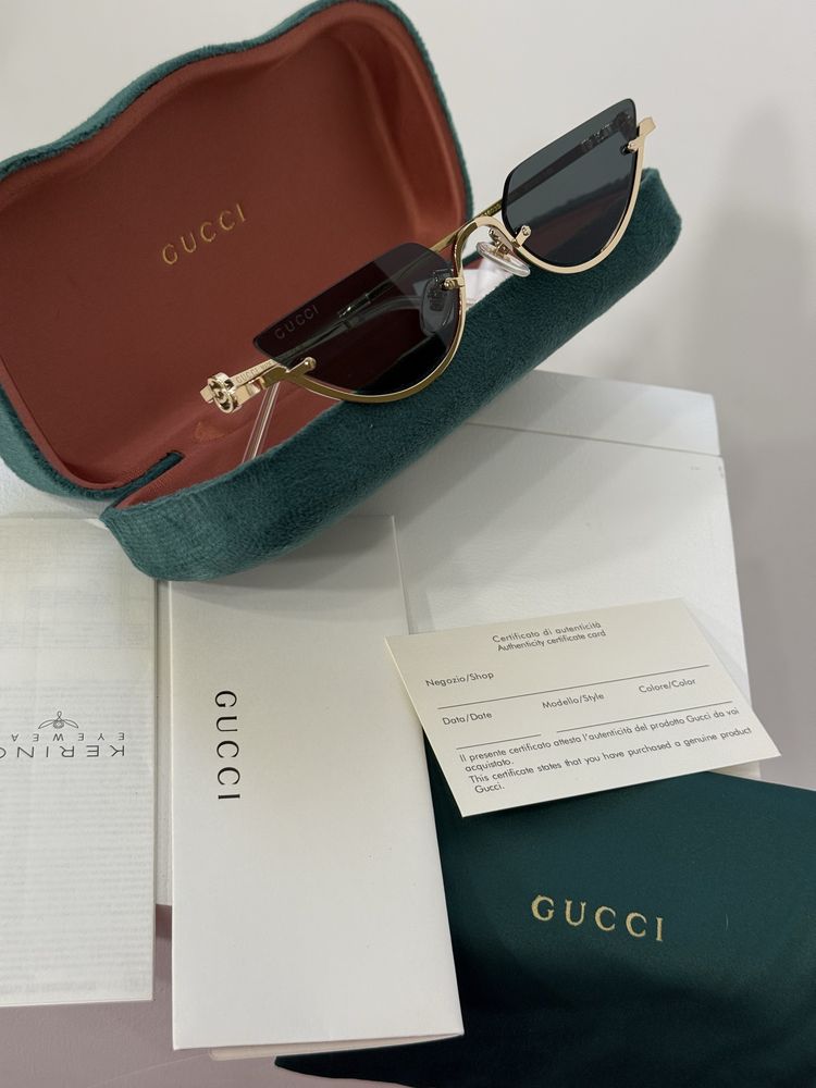 Окуляри cat eye gg1603s в стилі gucci котяче око