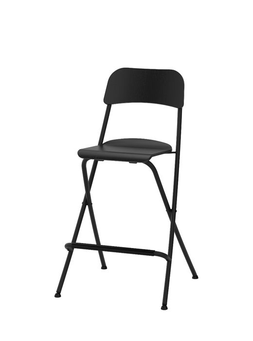 Cadeira preta Ikea alta