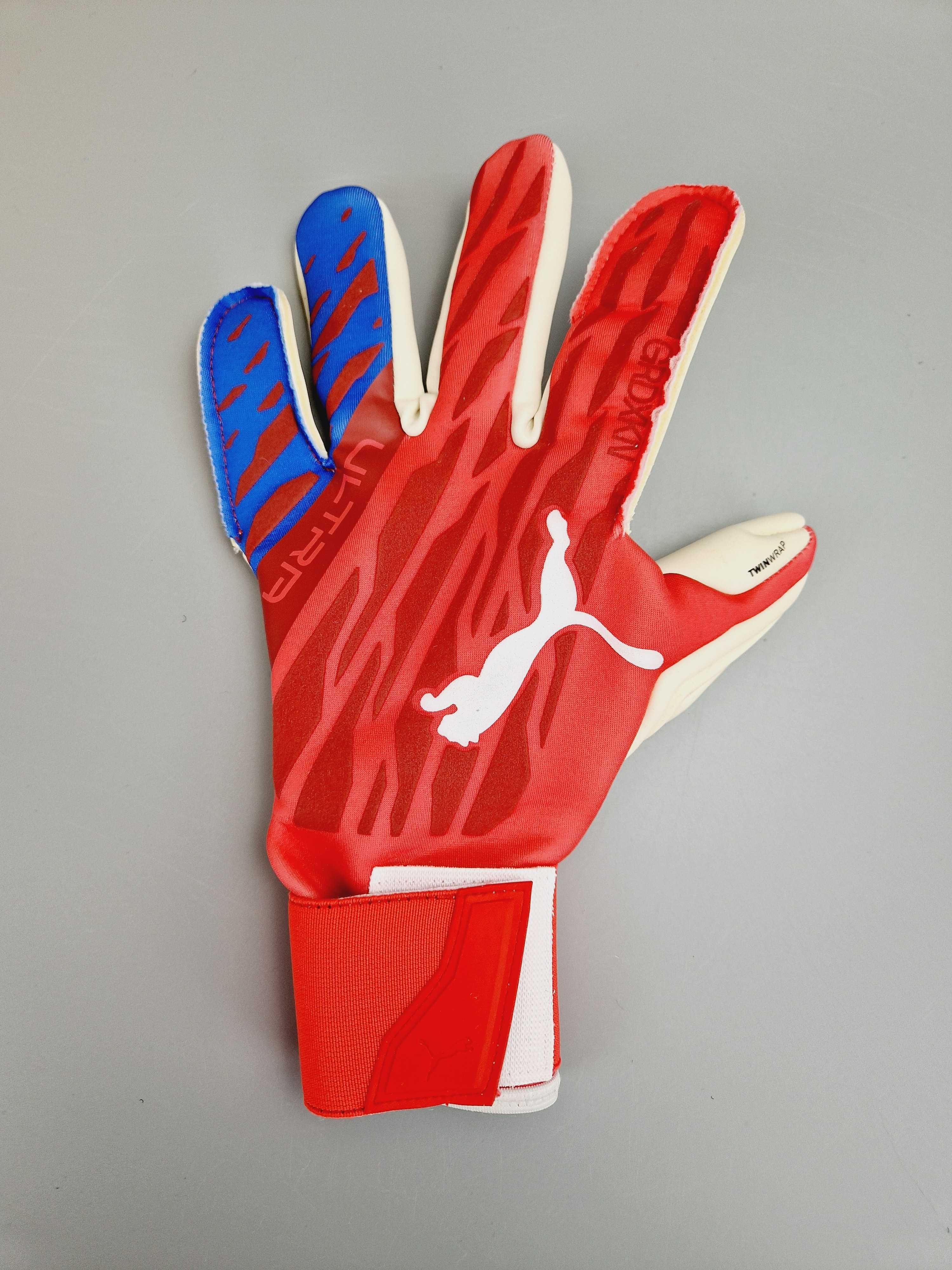 Rękawice Bramkarskie PUMA ULTRA Grip Hybrid 1Pro roz. 8 orange