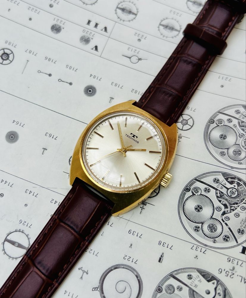 Zegarek mechaniczny  Technos  3487 ME-0558 swiss made