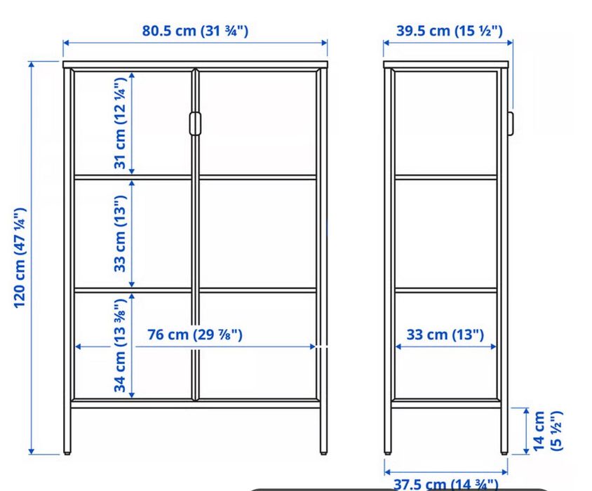 RUDSTA Witryna Ikea