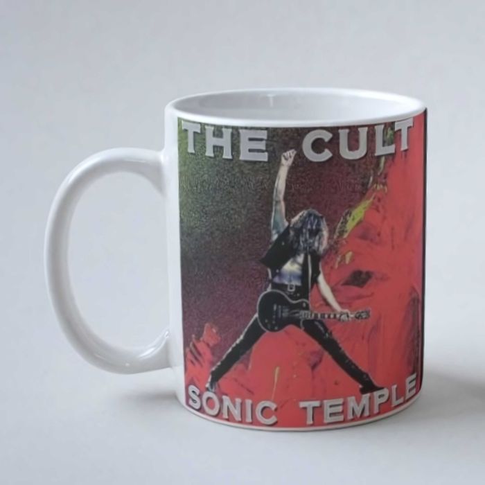 Canecas The Cult Capa Album CD Love e Sonic Temple Musica Rock