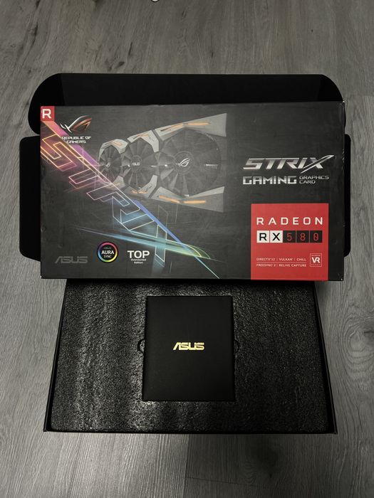 Відеокарта Asus Rog Strix RX580 8G