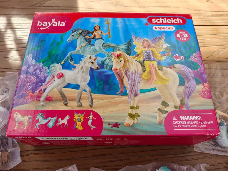 Schleich 72178 Zestaw zabawek z wróżką Feyą Syrenka Eyela Jednorożec