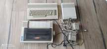Commodore C64 C zestaw stacja dyskietek drukarka Seikosha SP-180VC