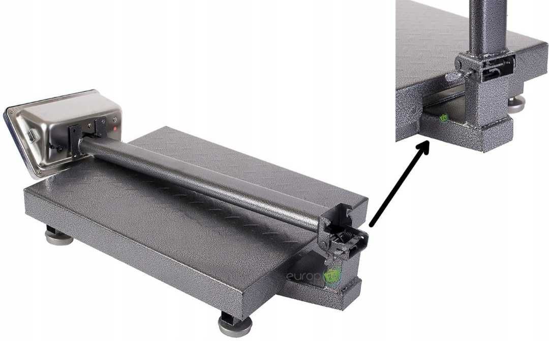 Waga magazynowa sklepowa 150kg 30x40cm miara elektroniczna 4V LED