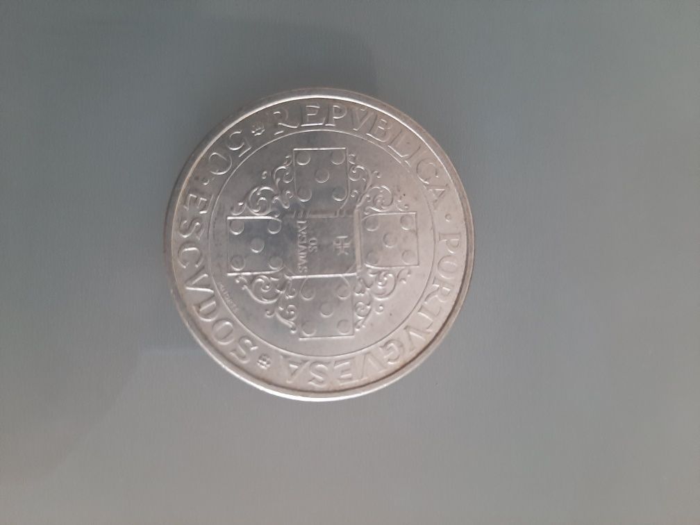 moeda comemorativa 50 escudos 1972